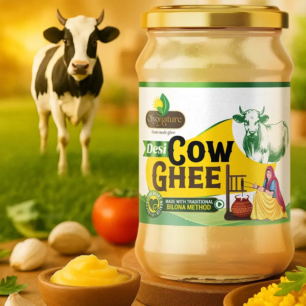 cow ghee with food square